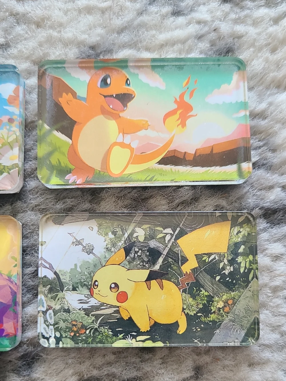Pokemon Bulbasaur Charmander Squirtle Pikachu Magnet Handmade